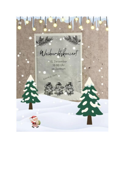 Weihnachtskonzert am 15. Dezember 2025